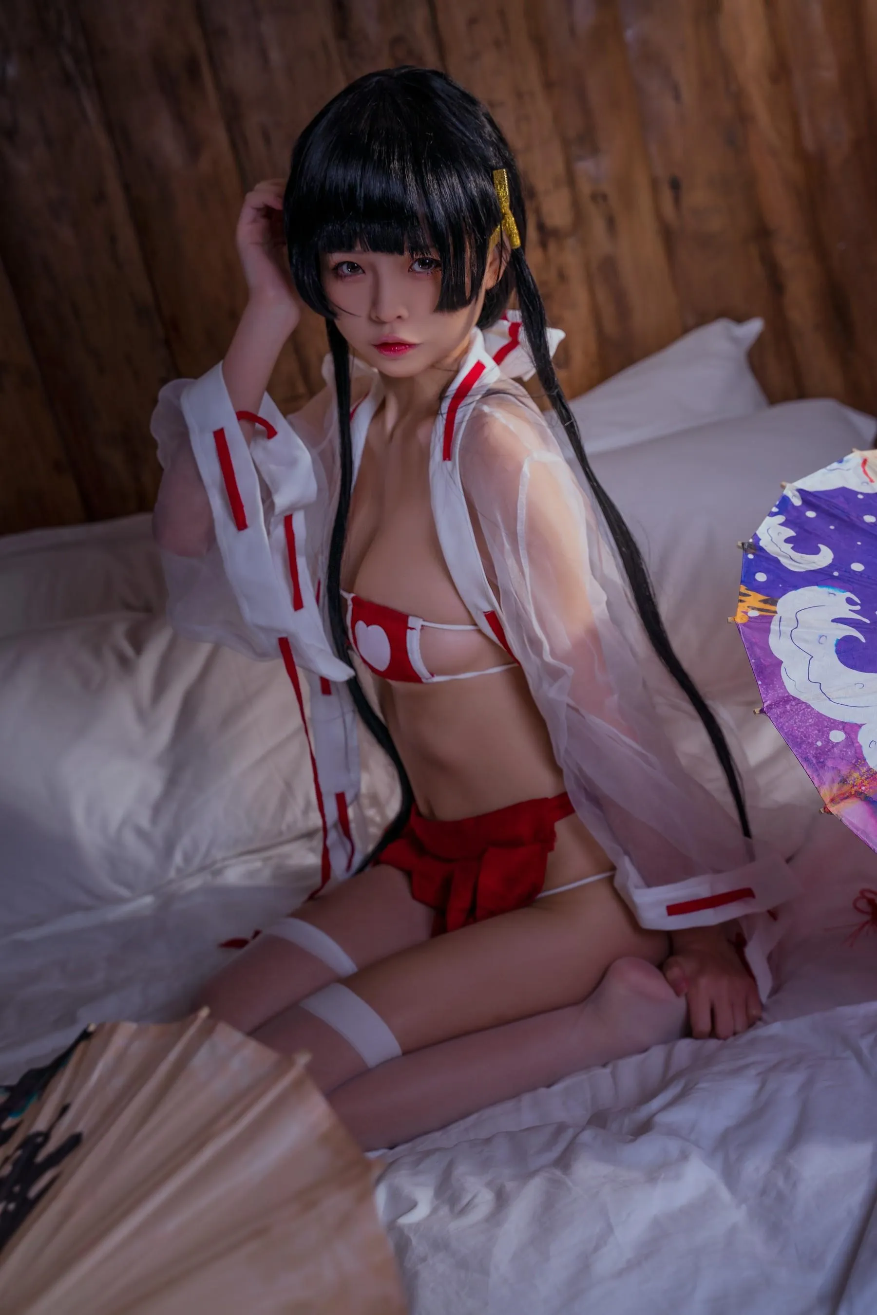 可可老师 – NO.13 温泉巫女 [50P]插图6